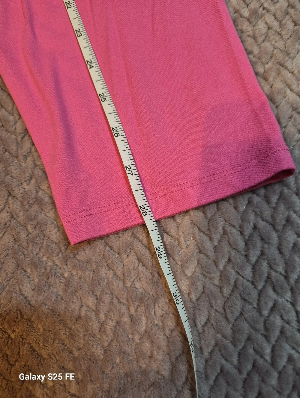 3-Pack Capri Length Leggings, Blue, Orange & Pink, L/XL, EUC